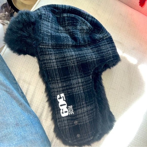 509 Trapper Hat - Black One Size Wool/Viscose - Picture 1 of 5